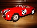 1:43 - IXO (Altaya) - Ferrari - 166 MM - 1949 - Red - Competition - 24H LeMans 1949 #22 - 0